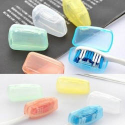 Nincs szín - 5PCS fogkefefej burkolat tok sapka utazási túra kemping kefe tisztító véd