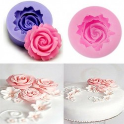 Rózsa alakú szilikon forma - csokoládéforma - fondant forma