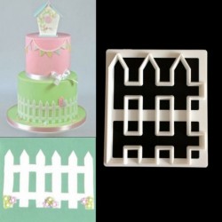 Kerítés alakú sütemény kiszúró forma - fondant - marcipán formázó