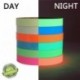 Narancssárga (1,5 cm x 3 m) - Világító ragyogás a sötétben fluoreszkáló éjszakában öntapadó biztonsági matrica