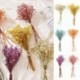 Kék - Mesterselyem Gypsophila baba lehelet hamis virág csokor otthoni esküvői dekoráció USA
