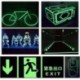 Kék Zöld (1cmx3m) - Glow In The Dark Luminous Fluorescent Night öntapadó szalag biztonsági matrica JP