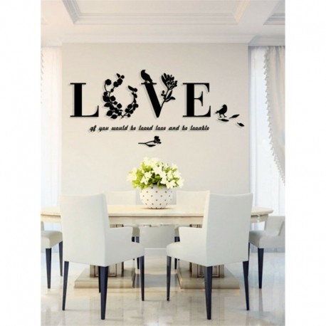 26. - Vinyl Art Home Room DIY Decor Quote Falimatrica matricák Hálószoba kivehető falfestmény