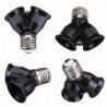 Nincs szín - E27 - dupla E27 aljzatú hosszabbító adapter átalakító LED-es izzólámpához