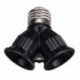 E27 1–2 E27 - 3/4/5 az 1-ben E27-től 2 / 5E27-ig tartó aljzat-elosztó LED-es izzólámpa-adapter tartó