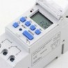 Nincs szín - AC 110 / 220V 16A digitális LCD DIN programozható heti sínidőzítő időrelé kapcsoló