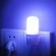 Nincs szín - 3W LED éjszakai fény éjjeli lámpa fali 4 LED hálószoba világító izzó amerikai dugó