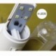 Nincs szín - 3W LED éjszakai fény éjjeli lámpa fali 4 LED hálószoba világító izzó amerikai dugó