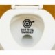 * 6 - Új WC-ülőkék falra idéző matrica Fürdőszoba dekorációs matrica Vinyl Art Decor