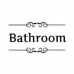 * 2 - Új WC-ülőkék falra idéző matrica Fürdőszoba dekorációs matrica Vinyl Art Decor