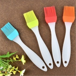 Nincs szín - Szilikon sütés Bakeware kenyér Cook süteményes olaj krém BBQ eszközök Basting Brush UK