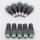 Női - 5X DC 12V tápegység csatlakozó adapter csatlakozója az 5050 3528 LED szalag lámpatesthez