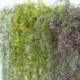 Lila - Mesterségesen lógó borostyánfüzér növények szőlő hamis lombozat virág wisteria Home USA