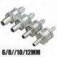 8mm - 6/8/10/12 mm-es, egyirányú szelepes, egyirányú szelep alumínium borítású légtelenítő üzemanyag eszköz