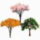 Nincs szín - 3X Sakura fa miniatűr növényi cserepek tündér dísz barkácsolás Bonsai kerti dekoráció