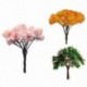 Nincs szín - 3X Sakura fa miniatűr növényi cserepek tündér dísz barkácsolás Bonsai kerti dekoráció