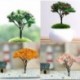 Nincs szín - 3X Sakura fa miniatűr növényi cserepek tündér dísz barkácsolás Bonsai kerti dekoráció