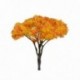 Nincs szín - 3X Sakura fa miniatűr növényi cserepek tündér dísz barkácsolás Bonsai kerti dekoráció