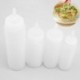 250ml-8oz - 8-32oz átlátszó műanyag préselő palackfűszer-adagoló Ketchup mustármártás JP