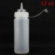 650ml-24oz - 8-32oz átlátszó műanyag préselő palackfűszer-adagoló Ketchup mustármártás JP