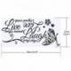 Nincs szín - Live Laugh Love Quotes Butterfly Wall Stickers Art Room Decal Home Room Decor JP