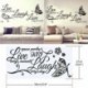 Nincs szín - Live Laugh Love Quotes Butterfly Wall Stickers Art Room Decal Home Room Decor JP