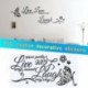 Nincs szín - Live Laugh Love Quotes Butterfly Wall Stickers Art Room Decal Home Room Decor JP