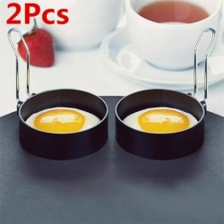 1db 90x21mm-es Kör alakú rozsdamentes acél palacsinta forma - tükörtojás forma - sütőforma