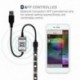 Nincs szín - Bluetooth USB LED távirányító 3528 5050 RGB LED szalagfényhez AAA   UK