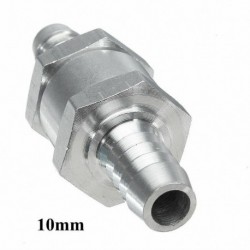 10mm - Visszatérés nélküli egyirányú szelep alumínium átfolyó légtelenítő üzemanyag szerszám 6/8/10 / 12mm