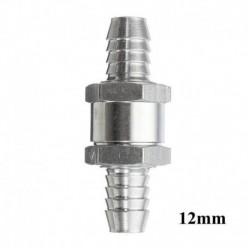 12mm - Visszatérés nélküli egyirányú szelep alumínium átfolyó légtelenítő üzemanyag szerszám 6/8/10 / 12mm