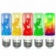 Piros - 4 üzemmód E27 LED villogó láng lámpa izzó égő tűzhatás gyertya izzó fény !!
