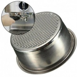 Nincs szín - 2 csésze kávészűrő kosár nem nyomás alatt Breville Delonghi Krups 51mm
