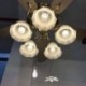 Fekete - Mennyezeti ventilátor lánc gyöngyös golyós ventilátor húzza lánc 13,6 &quot ventilátor húzza meg dekoráció