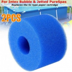 Nincs szín - 2X Intex Pure Spa mosható / újrafelhasználható hab pezsgőfürdős szűrőpatronok (S1)