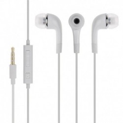 S5 esetén S4 S3 2. megjegyzés 3 Fehér - Fehér fülhallgató fülhallgató fejhallgató kézi mikrofon Samsung Note 2 3 S6 S5
