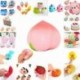 1db fánk - Squishy Squeeze Reális lassan növekvő varázskollekció Stresszoldó szórakoztató játék