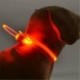 Zöld - USB LED újratölthető kisállat kutya nyakörv villogó világító biztonsági öv vízálló UK