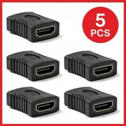 5db - [5-Pack] HDMI női és női csatlakozó hosszabbító adapter csatlakozó F / F HDTV CA