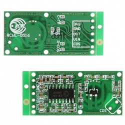 Nincs szín - RCWL-0516 mikrohullámú radar érzékelő modul emberi test indukciós kapcsoló modul Új