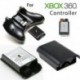 Fekete - Xbox 360 vékony vezeték nélküli vezérlő AA akkumulátor tok burkolat tartó tok