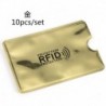Arany - 10db RFID blokkoló hüvelyes hitelkártya védő bankkártya tartó pénztárcákhoz