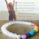 * 9 - UK 7 csakra karkötő kristálykövek gyógyító gyöngyök ékszerek Mala Reiki szorongás