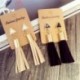 * 13 Kék - Női színes bohém fülbevalók nyári hosszú bojt béren kívüli Boho Dangle fülbevalók