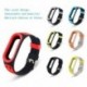 * 2 Fekete - Fit Xiaomi Mi Band 3/4 szilikon karkötő karszalag karóra csuklópánt csere