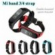 * 2 Szürke és zöld - Fit Xiaomi Mi Band 3/4 szilikon karkötő karszalag karóra csuklópánt csere