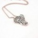 Nincs szín - Vintage retro ezüst elefánt varázsa medál türkiz lánc choker nyaklánc ajándék