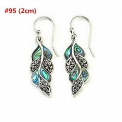 * 95 - 925 ezüst fehér topáz holdkő fülhorog Dangle Drop fülbevaló esküvői party ajándék