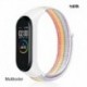 Színes - Cserélhető karkötő Xiaomi Mi band 3 4 sport karszalag lélegző hevederhez