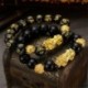 * 1 - UK Feng Shui fekete Obsidian Wealth karkötő minőségi eredeti karszalag ékszerek